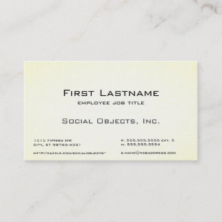 Serif Bank Gothic Textured Look Business Card
