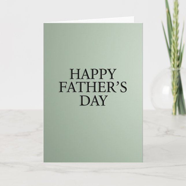 Serif Fathers Day Shadow Card (Front)