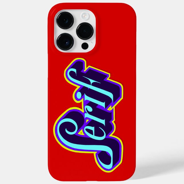 Serif - iPhone Case (Back)