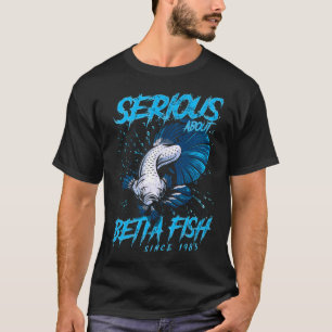 Serious About Betta Fish Keeper Since 1983 T-Shirt