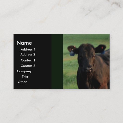 Customizable Serious Business Business Card Templates