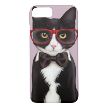 Serious Cat Iphone 8/7 Case by MarylineCazenave at Zazzle