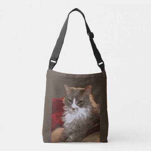 SERIOUS CAT CROSSBODY BAG