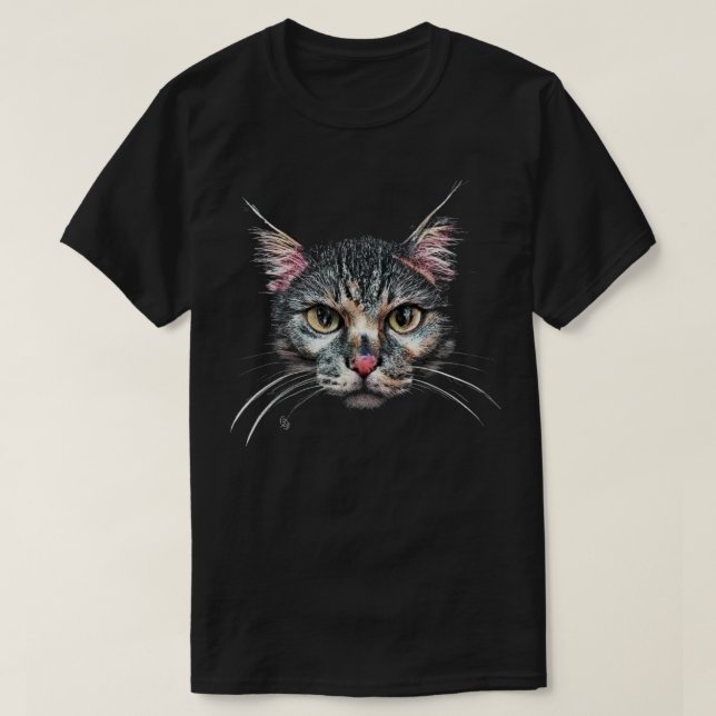 Serious Cat T-Shirt (Design Front)
