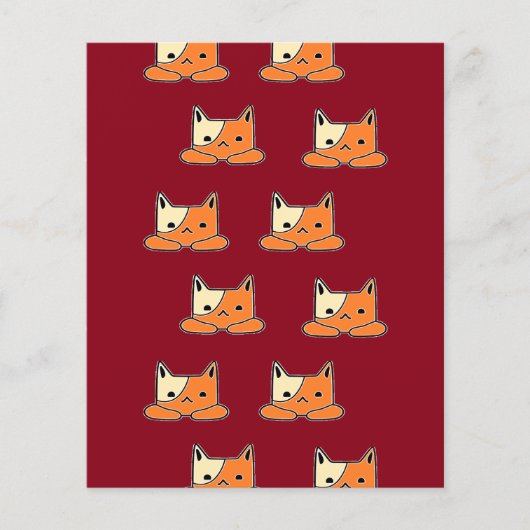Serious cats on brown (Front)
