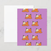 Serious cats on purple (Front/Back)