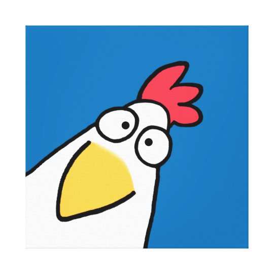 SERIOUS CHICKEN by Sandra Boynton Canvas Print