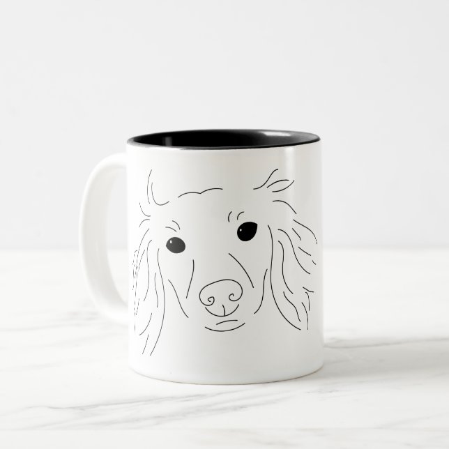 Serious Dachshund Mug (Front Left)