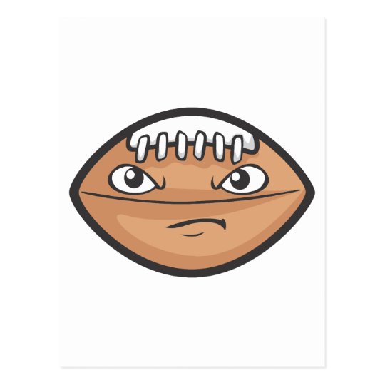Serious Football Postcard