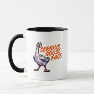 Serious Goose Face Mug