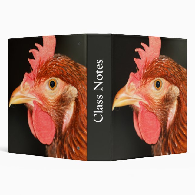 Serious hen 3 ring binder (Background)