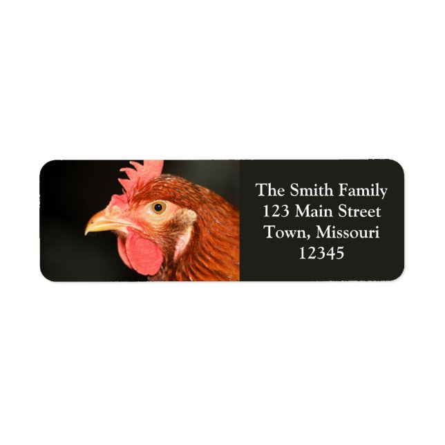 Serious Hen Label (Front)