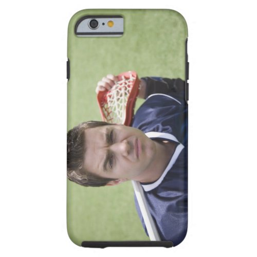 Serious lacrosse player tough iPhone 6 case