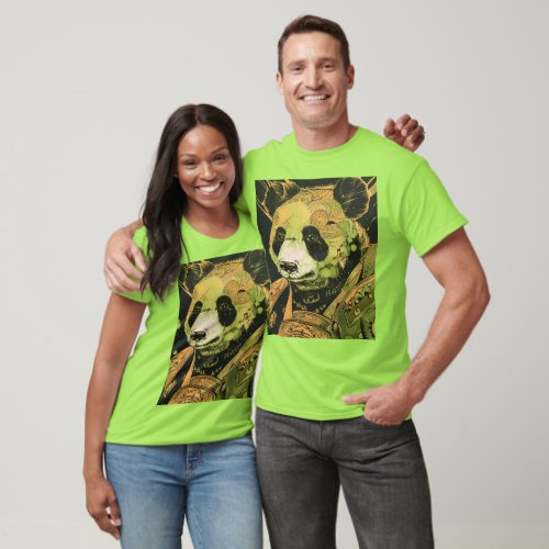 Serious Panda Samurai T_Shirt