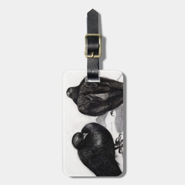 Serious Pigeon Situation 2012 Luggage Tag (Front Vertical)