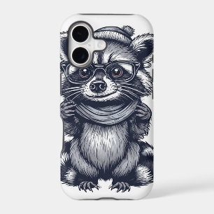 Serious Raccoon Puzzle iPhone 17 Case