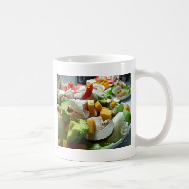 Serious salad coffee mug (Right)