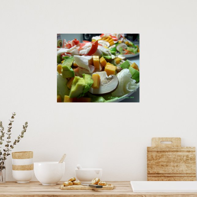 Serious salad poster (Kitchen)