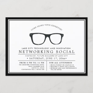 Serious Spectacles   Local Business Social Invitation