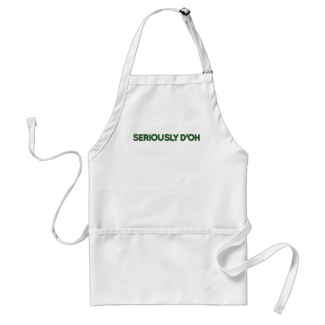 Seriously D'oh Adult Apron (Front)