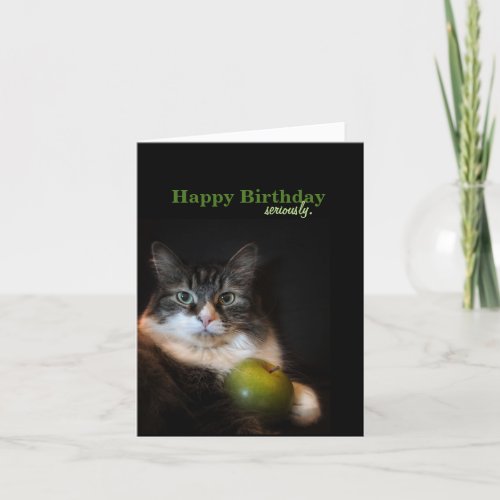 Seriously Funny Birthday Wishes Card