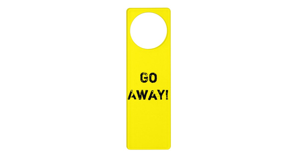 All Clear Yellow with Icon - Door Hanger