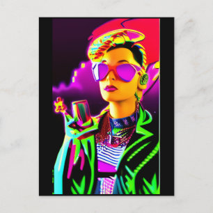 Seriously Saturated Postcard