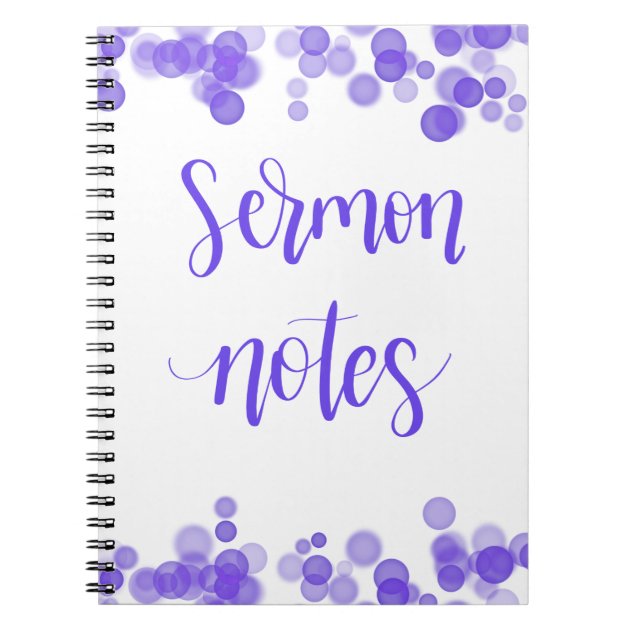 sermon notebook