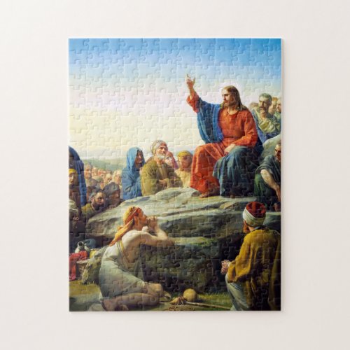 Sermon on the Mount by Carl Bloch Jigsaw Puzzle