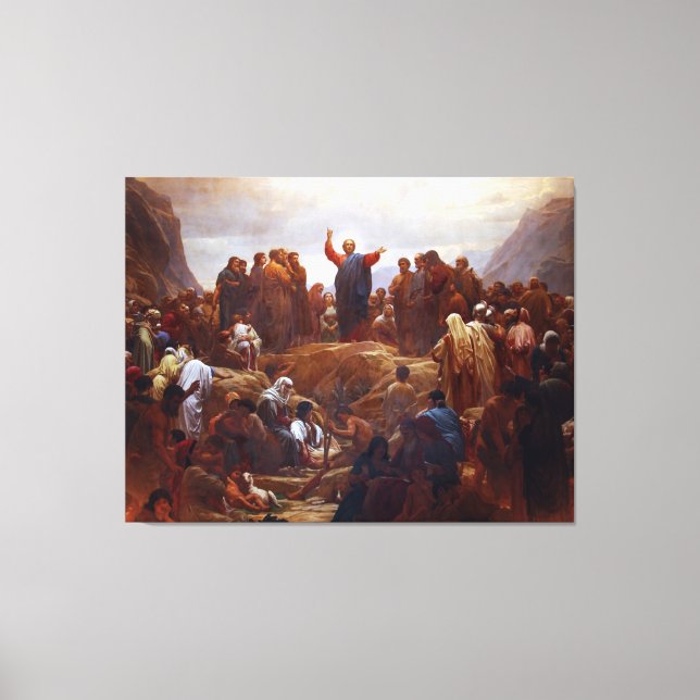 Sermon on the Mount Canvas Print (Front)