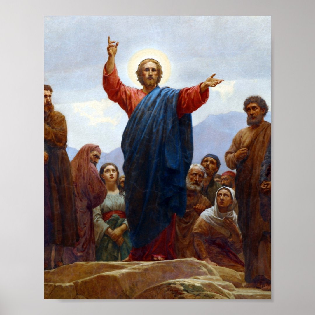 Sermon on the Mount Poster | Zazzle