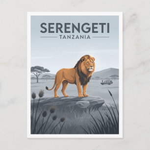 Seronera Valley Tanzania Keepsake Postcard