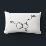 serotonin chemical formula science symbol elements lumbar pillow<br><div class="desc">serotonin chemical formula science symbol elements hormone excitement medicine happy</div>