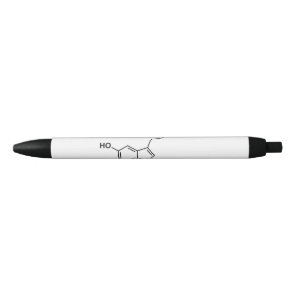 serotonin chemical formula science symbol elements pen