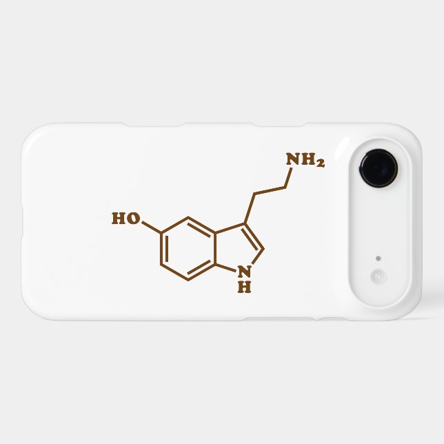 Serotonin Molecular Chemical Formula Case-Mate iPhone Case (Back (Horizontal))