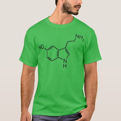 Serotonin Neurotransmitter Mental Health Psycholog T_Shirt