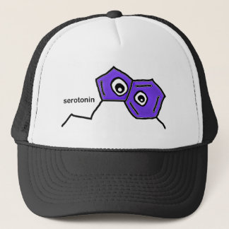 Serotonin Neurotransmitter Trucker Hat
