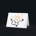 Serotonin Sunshine - Happiness is Chemistry Card<br><div class="desc"></div>