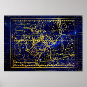 serpens constellation poster