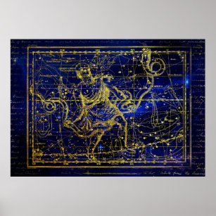 serpens constellation poster