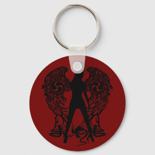 Serpent Angel Keychain