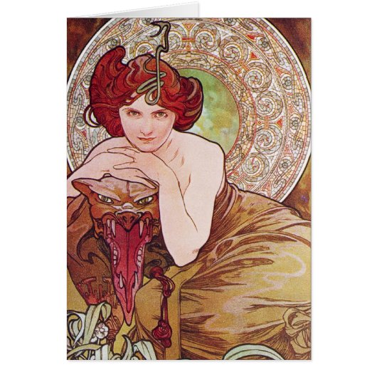 Serpent Art Nouveau Cards (Front)