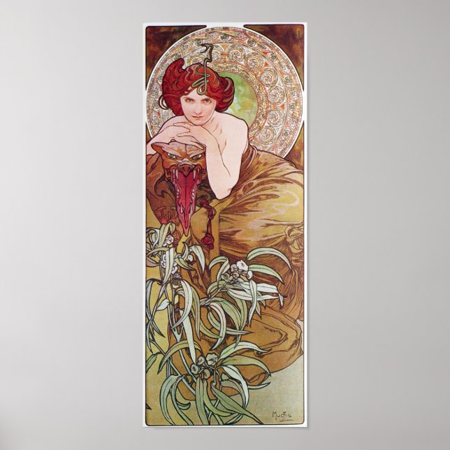 Serpent Art Nouveau Poster (Front)