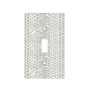 Serpent Chic Snakeskin Light Switch Cover
