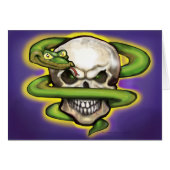 Serpent Evil Skull (Front Horizontal)