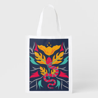 Serpent in the Forest Grocery Bag