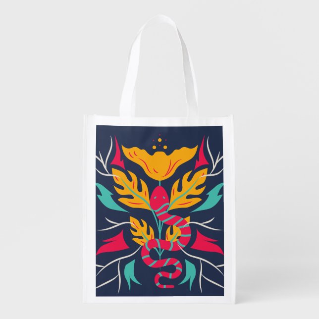 Serpent in the Forest Grocery Bag (Front)