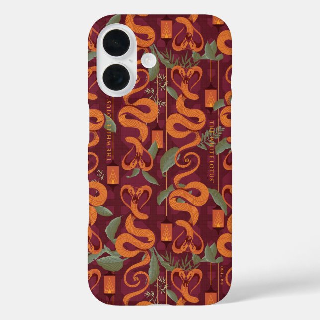 Serpent Luxe Pattern - The White Lotus Case-Mate iPhone Case (Back)