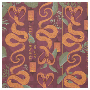 Serpent Luxe Pattern - The White Lotus Fabric