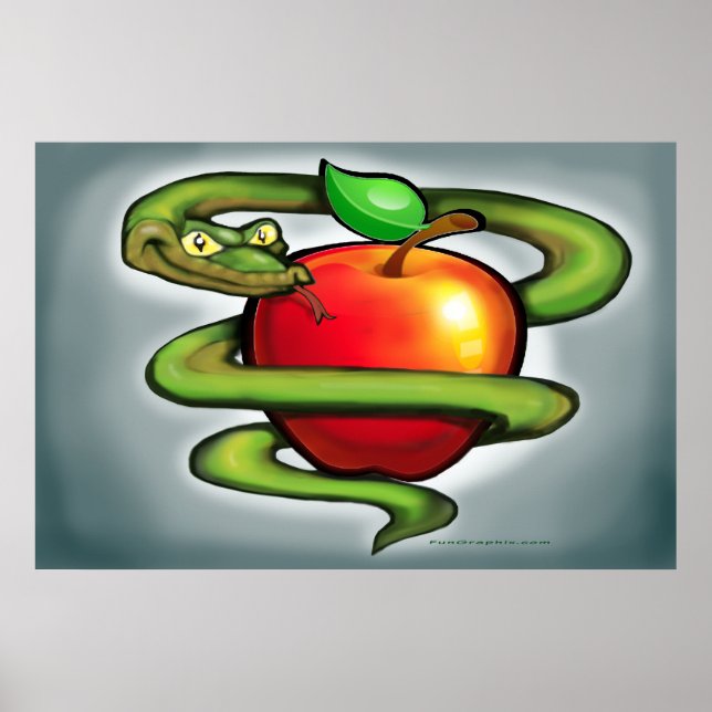 Serpent n Apple Poster (Front)